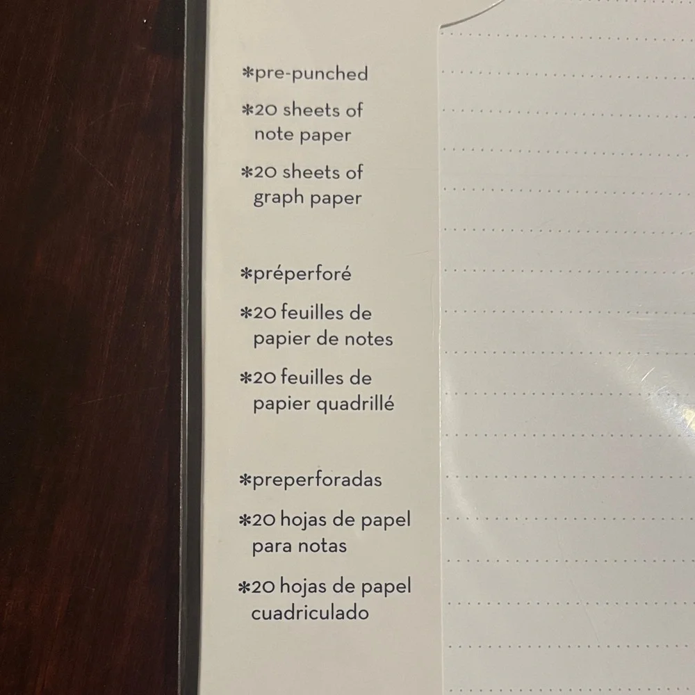 Me & My Big Ideas Create 365 Planner Paper - NWT never opened note and graph